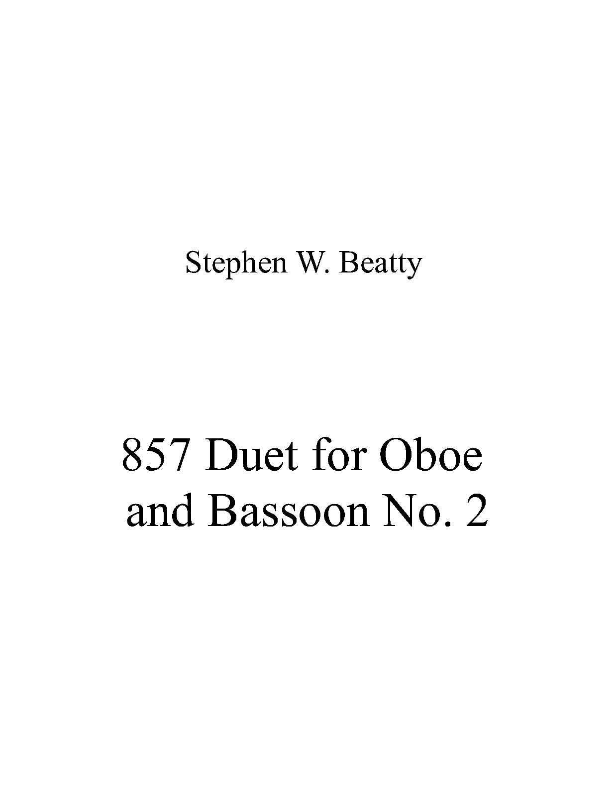 Duet for Oboe and Bassoon, Op.857 (Beatty, Stephen W.) IMSLP