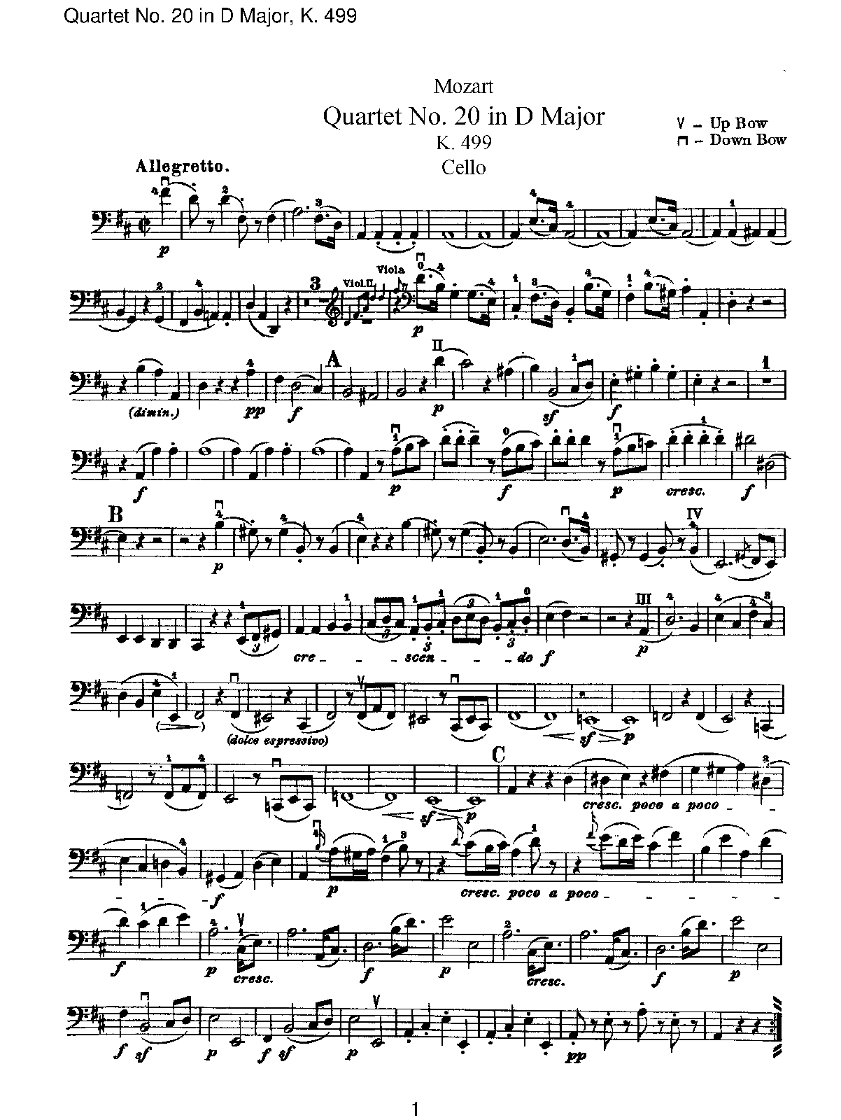 File:Mozart - String Quartet No.20 Cello.pdf