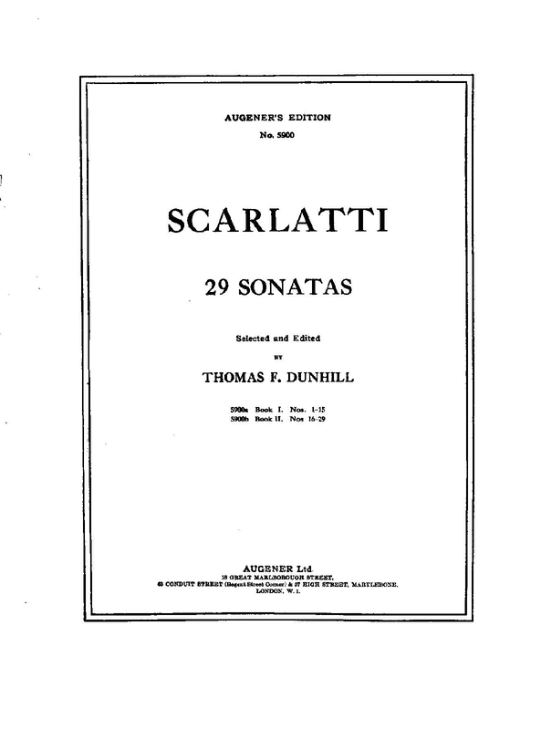 29 Sonatas