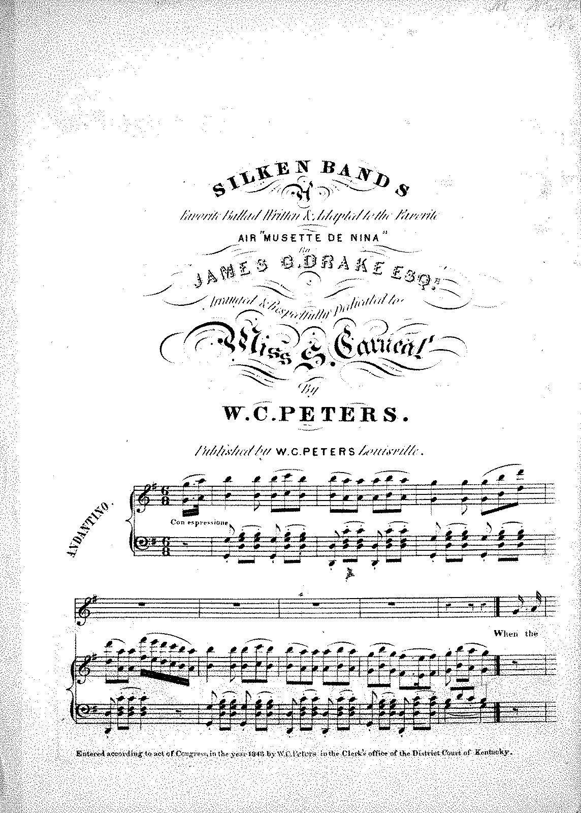 Silken Bands (Peters, William Cumming) - IMSLP