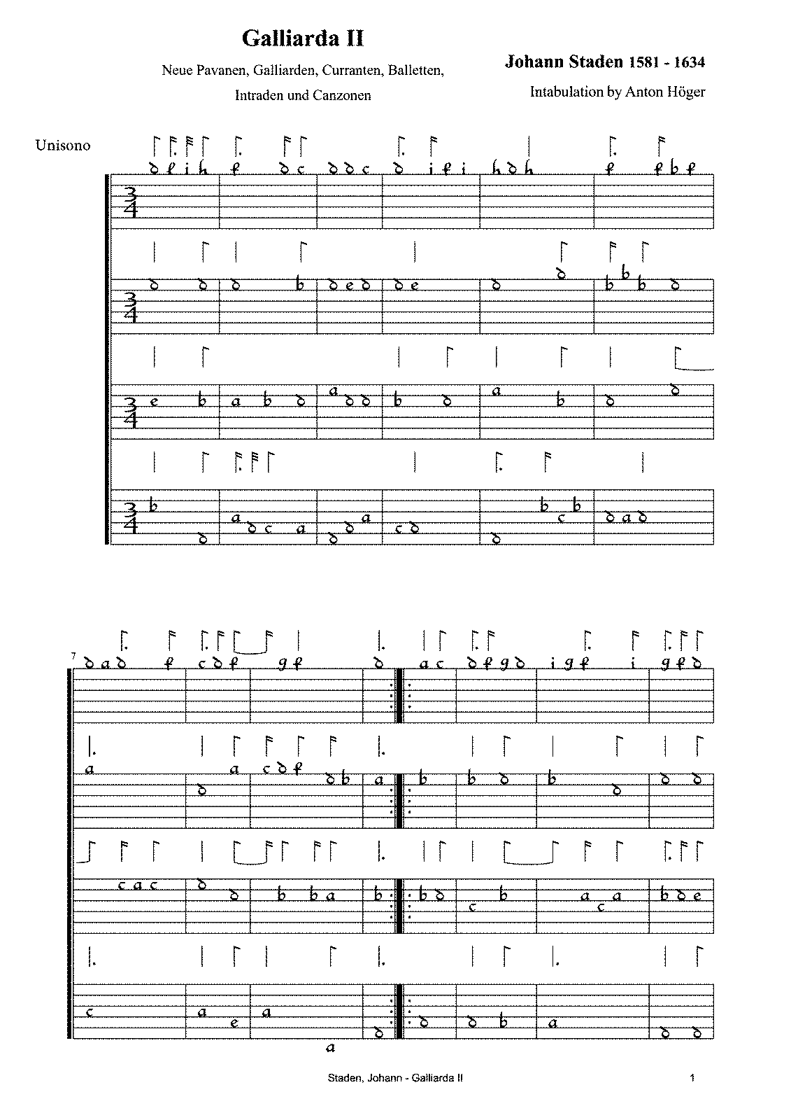 Galliarda II à 4 (Staden, Johann) - IMSLP