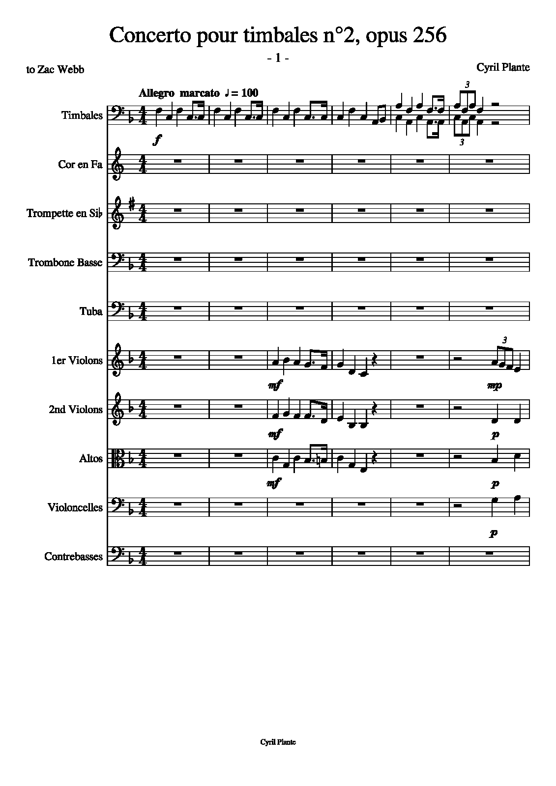 Timpani Concerto No.2, Op.256 (Plante, Cyril) IMSLP