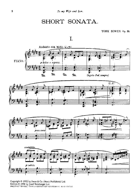 3 Piano Pieces, Op.35
