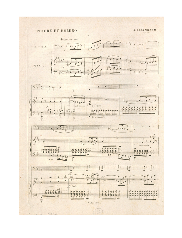 Prière et boléro