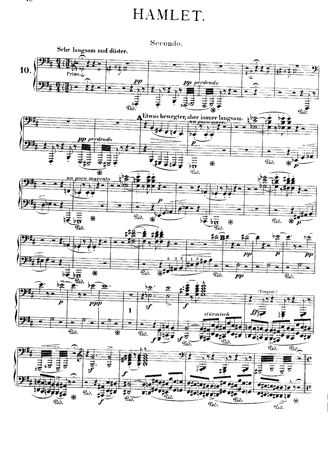 Hamlet, S.104 (Liszt, Franz) - IMSLP: Free Sheet Music PDF Download
