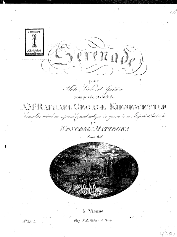 Serenade for Flute, Viola and Guitar, Op.26
