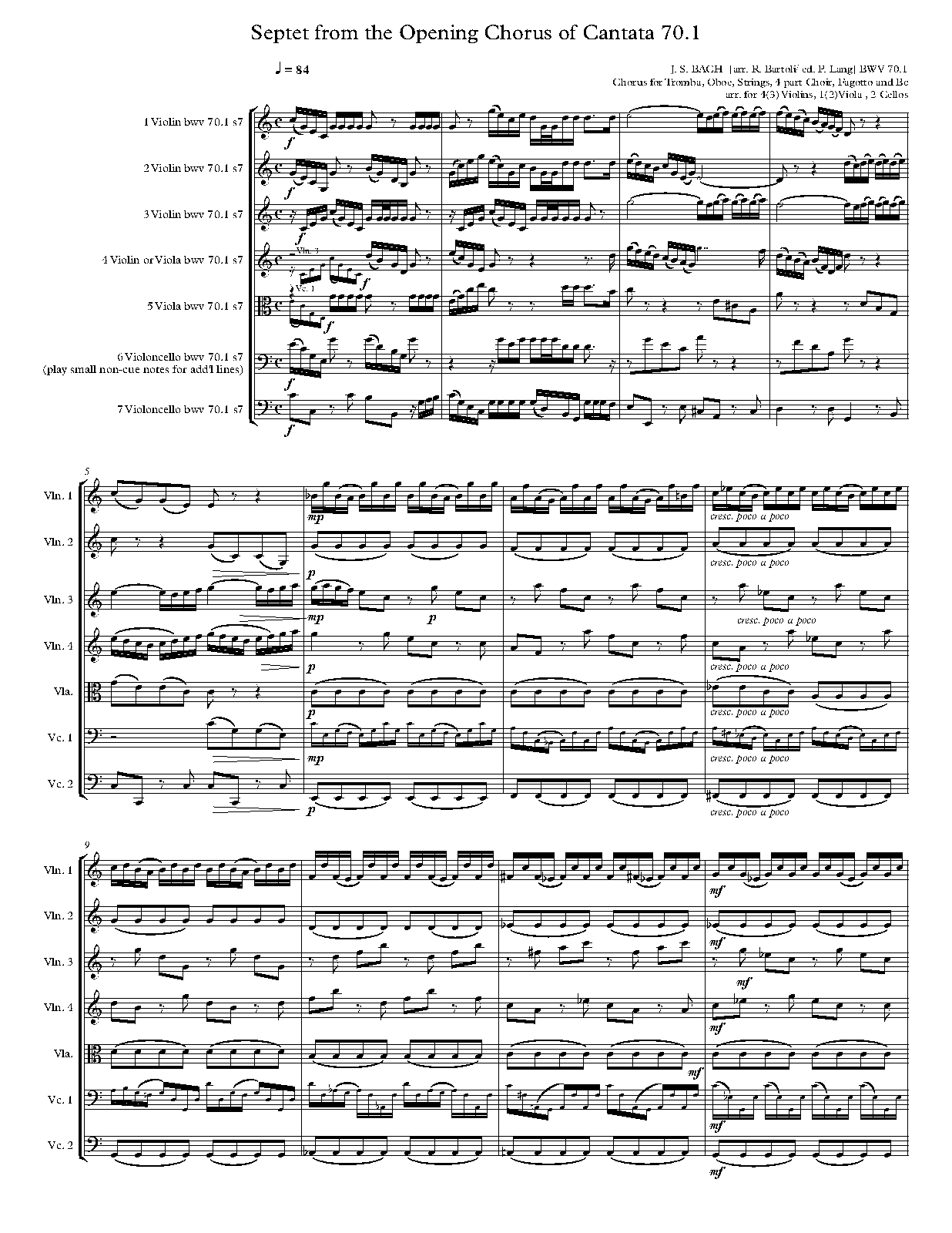 Wachet! betet! betet! wachet!, BWV 70 (Bach, Johann Sebastian) IMSLP