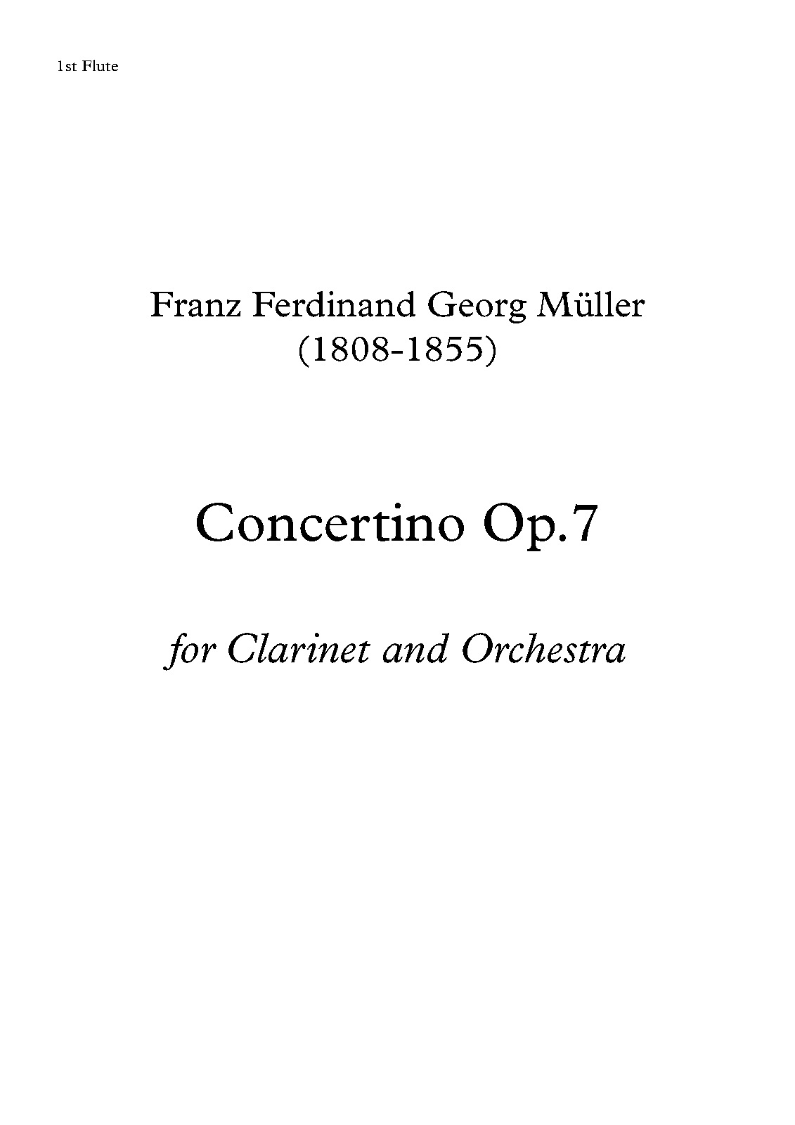 File:PMLP1013326-Georg Müller - Clarinet Concertino Op.7 - 1st Flute.pdf