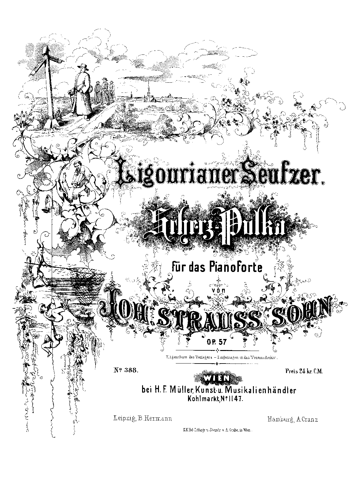 Ligourianer Seufzer, Scherz-Polka, Op.57