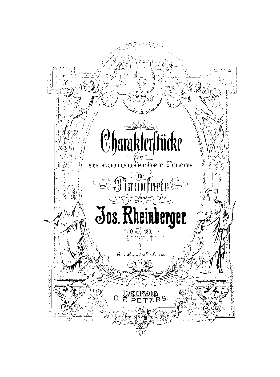 Charakterstücke in canonischer Form