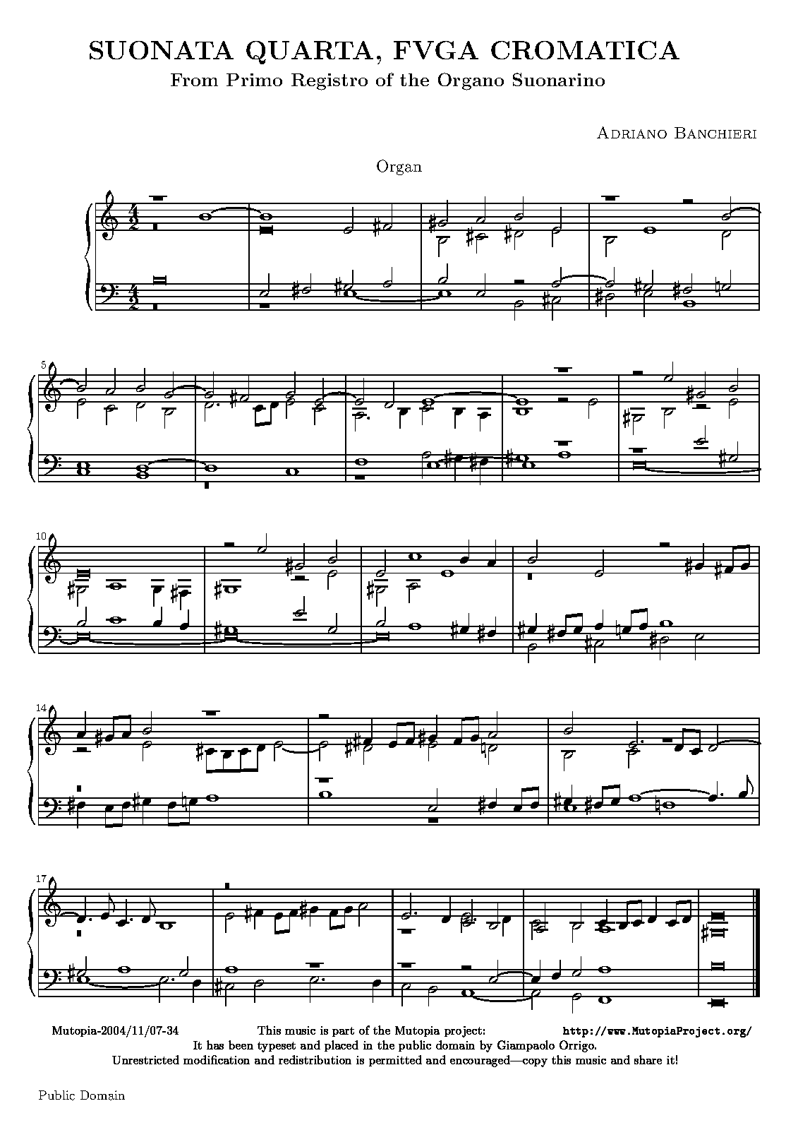 File:Banchieri - Organo Suonarino-Primo Registro - Suonata Quarta, Fuga Cromatica.pdf