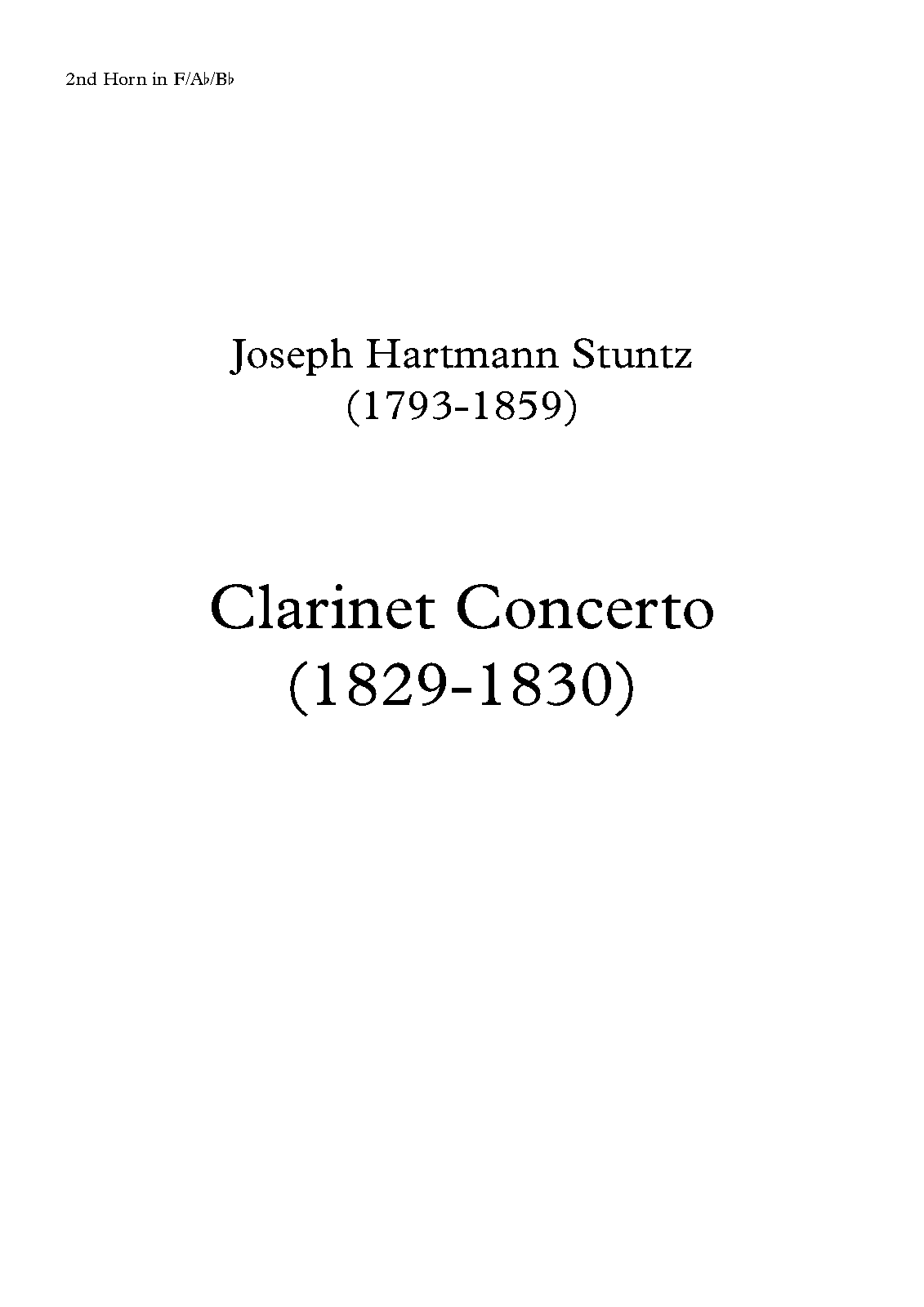 File:PMLP1155671-Stuntz - Clarinet Concerto - 2nd Horn in F Ab Bb.pdf