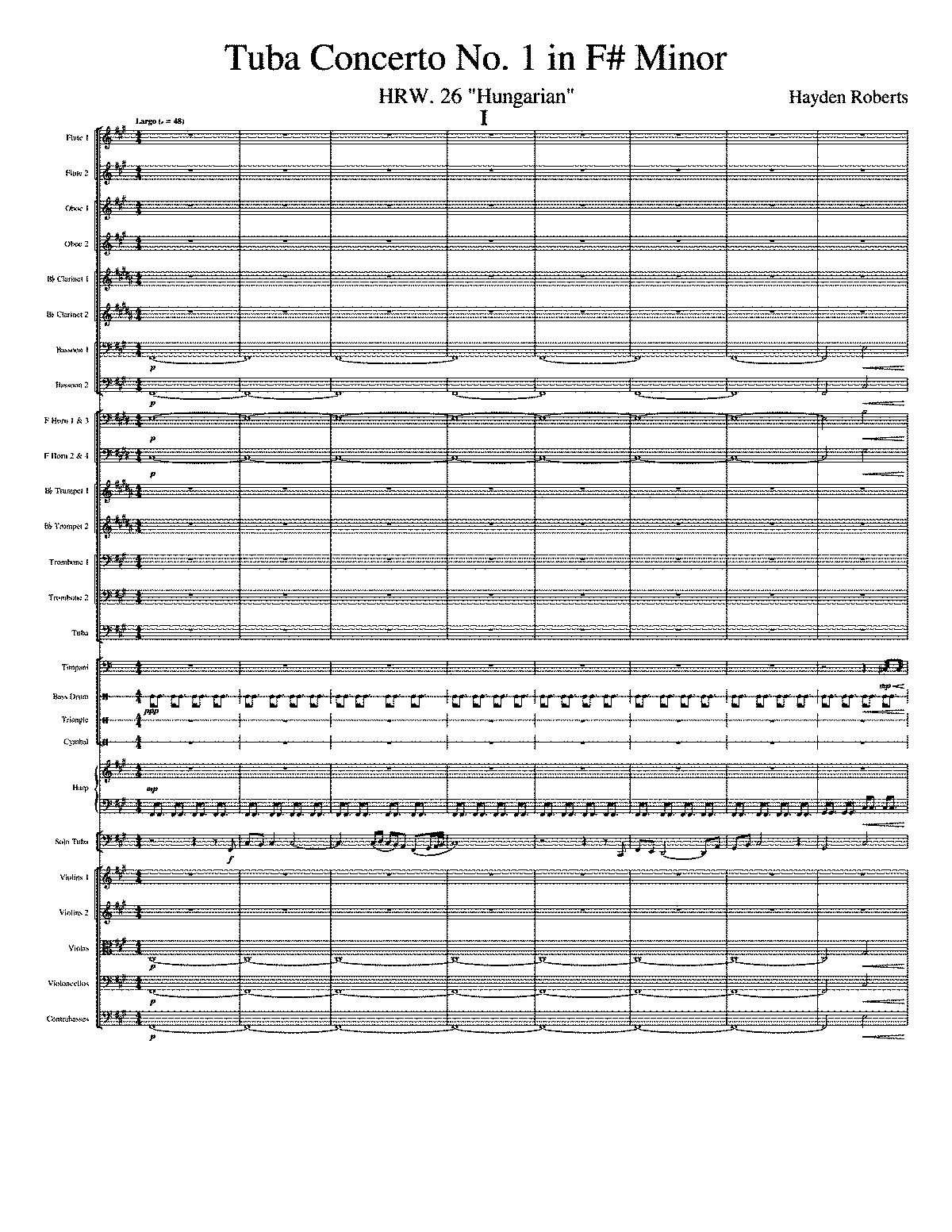 Tuba Concerto No.1 in F-sharp minor (Roberts, Hayden) - IMSLP: Free Sns-Brigh10