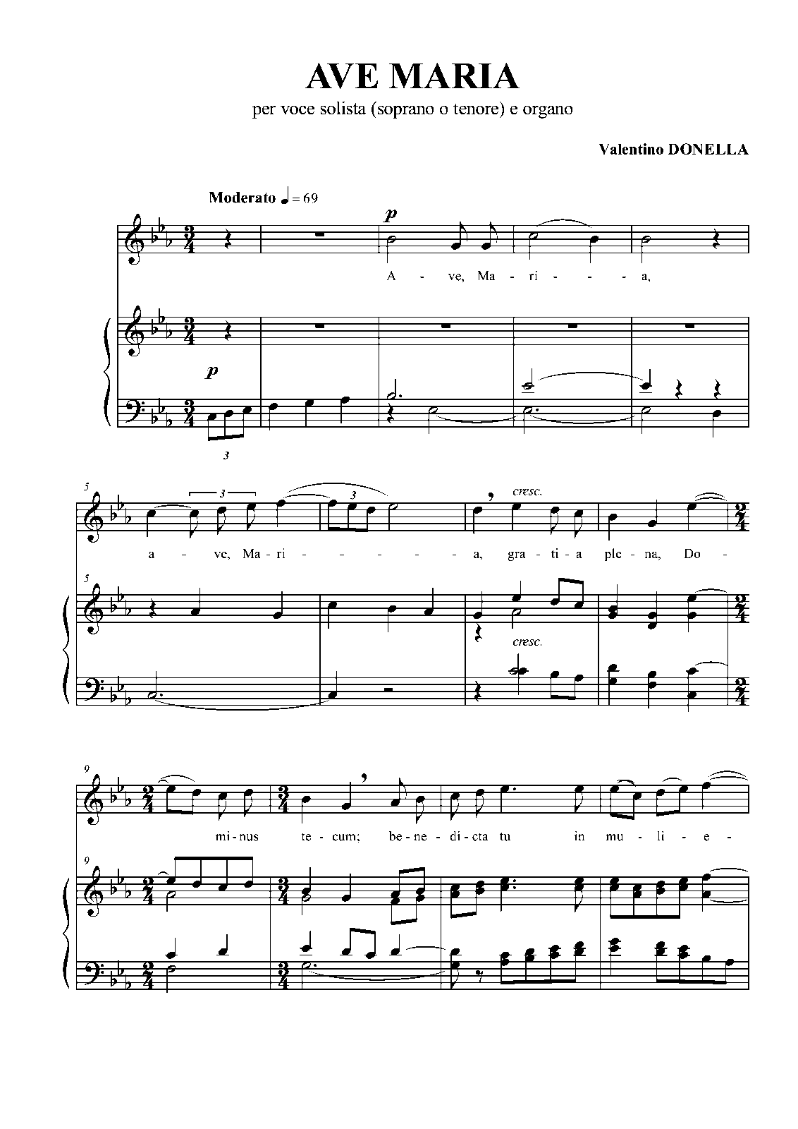 Ave Maria No.1 (Donella, Valentino) IMSLP