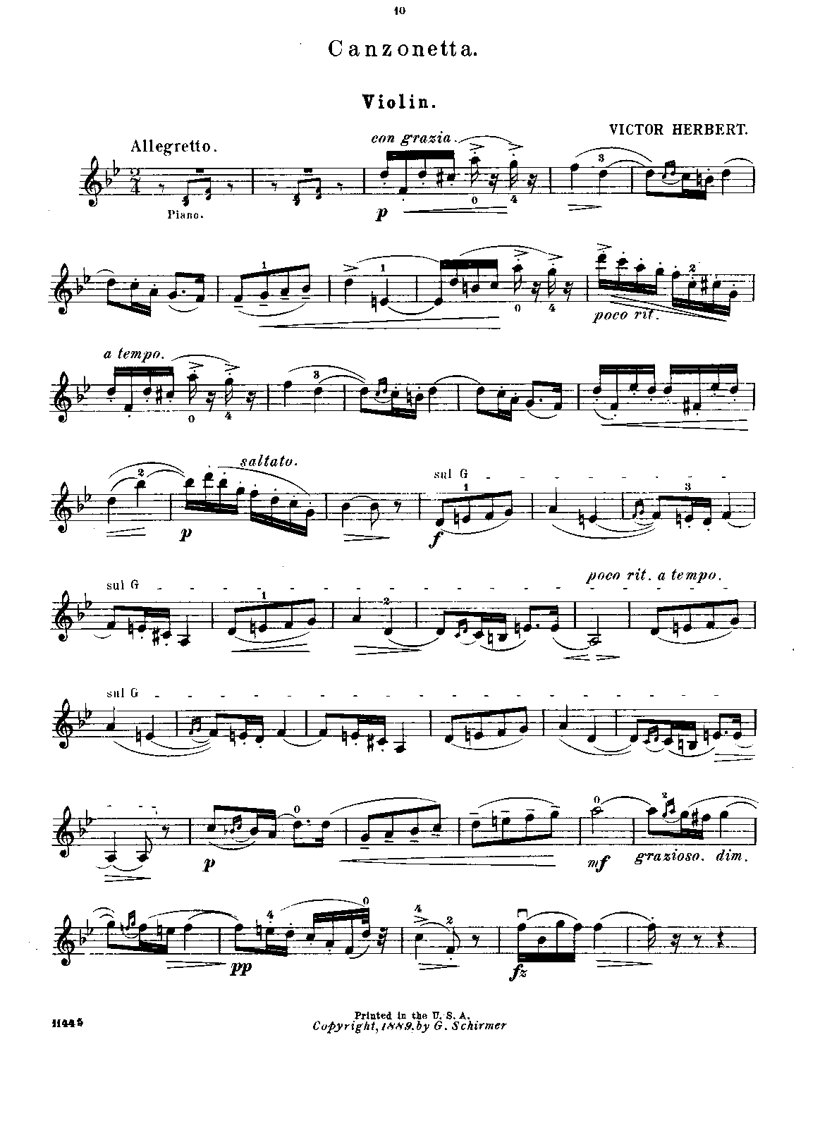 Serenade for String Orchestra, Op.12 (Herbert, Victor) IMSLP