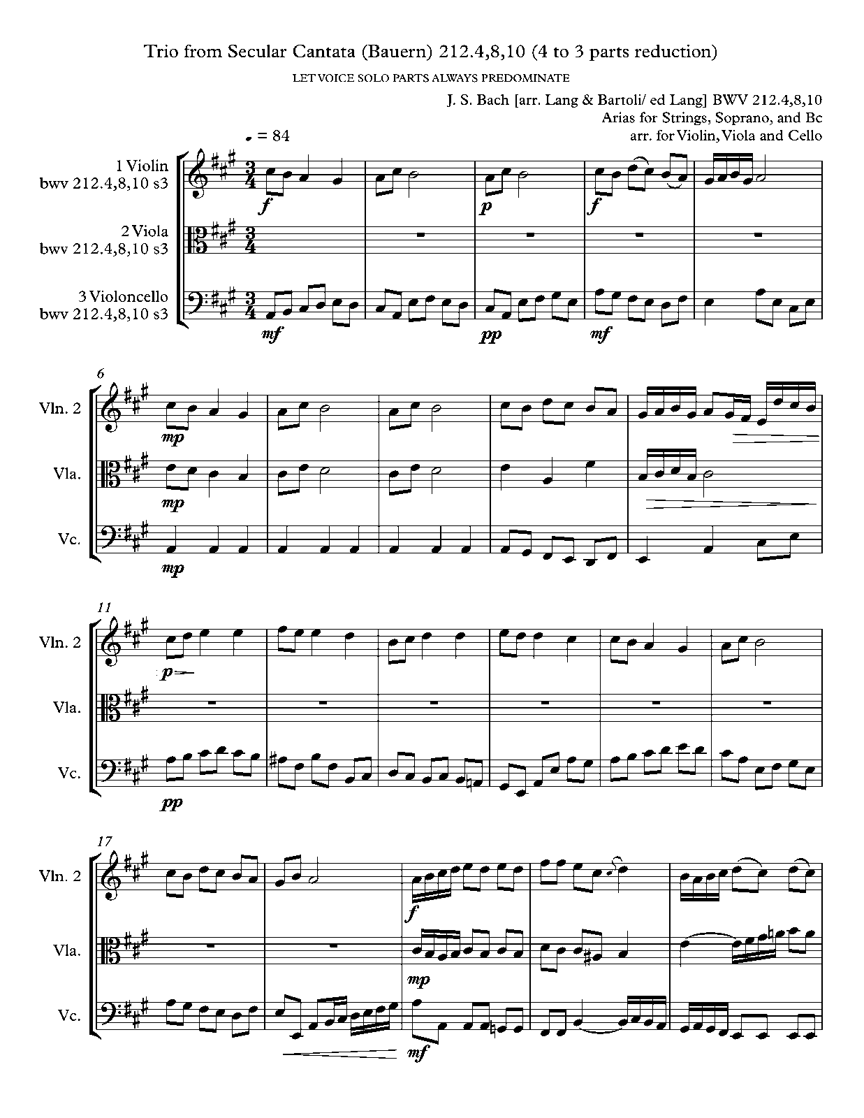 Mer hahn en neue Oberkeet, BWV 212 (Bach, Johann Sebastian) IMSLP