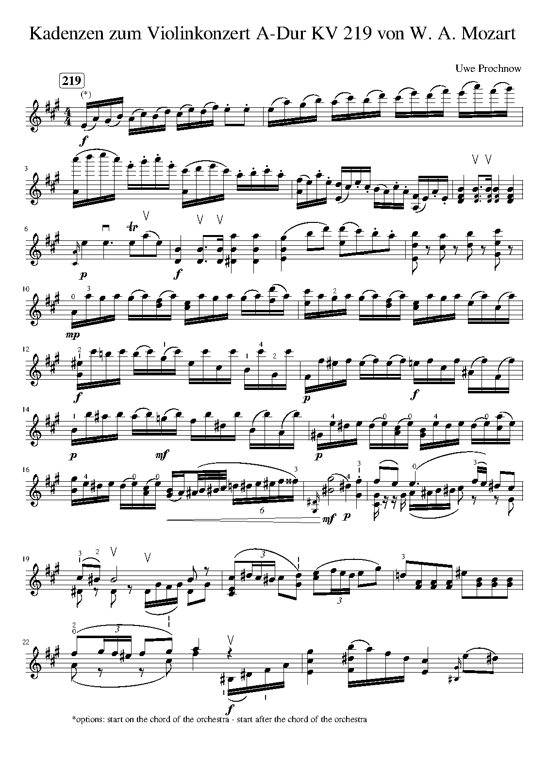 Violin Concerto No5 In A Major K219 Mozart Wolfgang Amadeus Imslp Free Sheet Music Pdf 4667