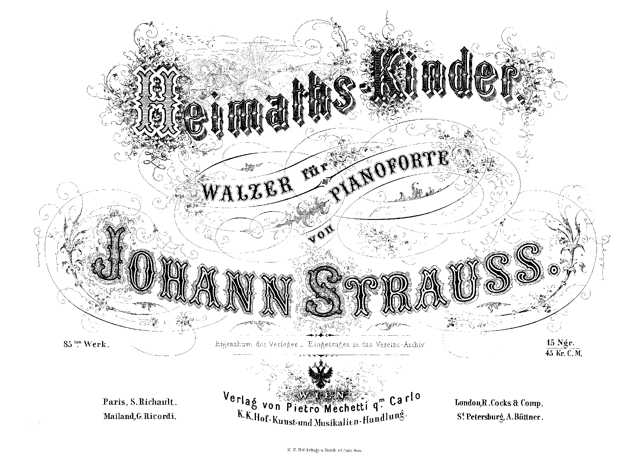 Heimaths-Kinder Walzer