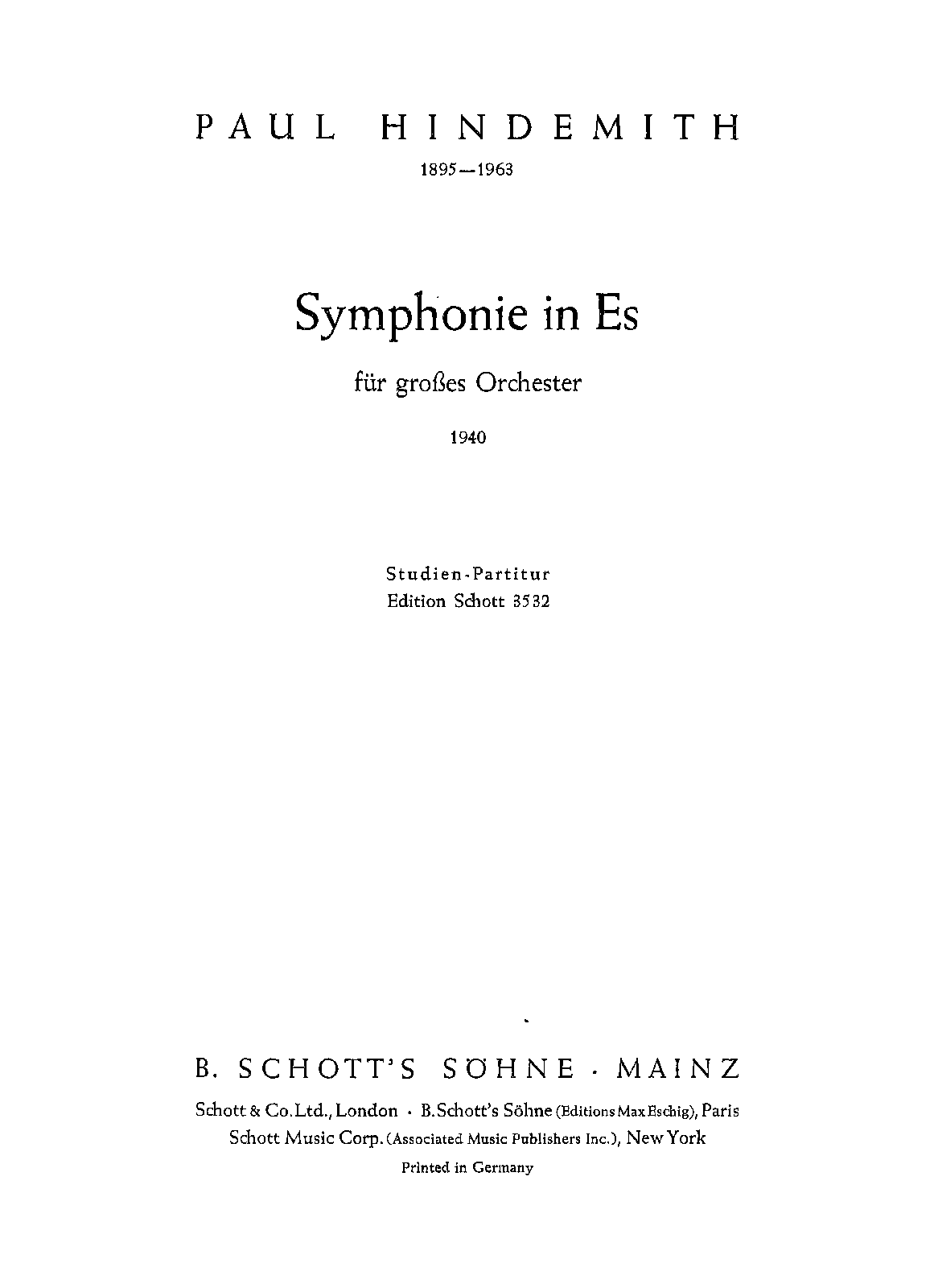 Symphony in E-flat