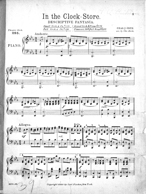 In the ClockStore (Orth, Charles J.) IMSLP