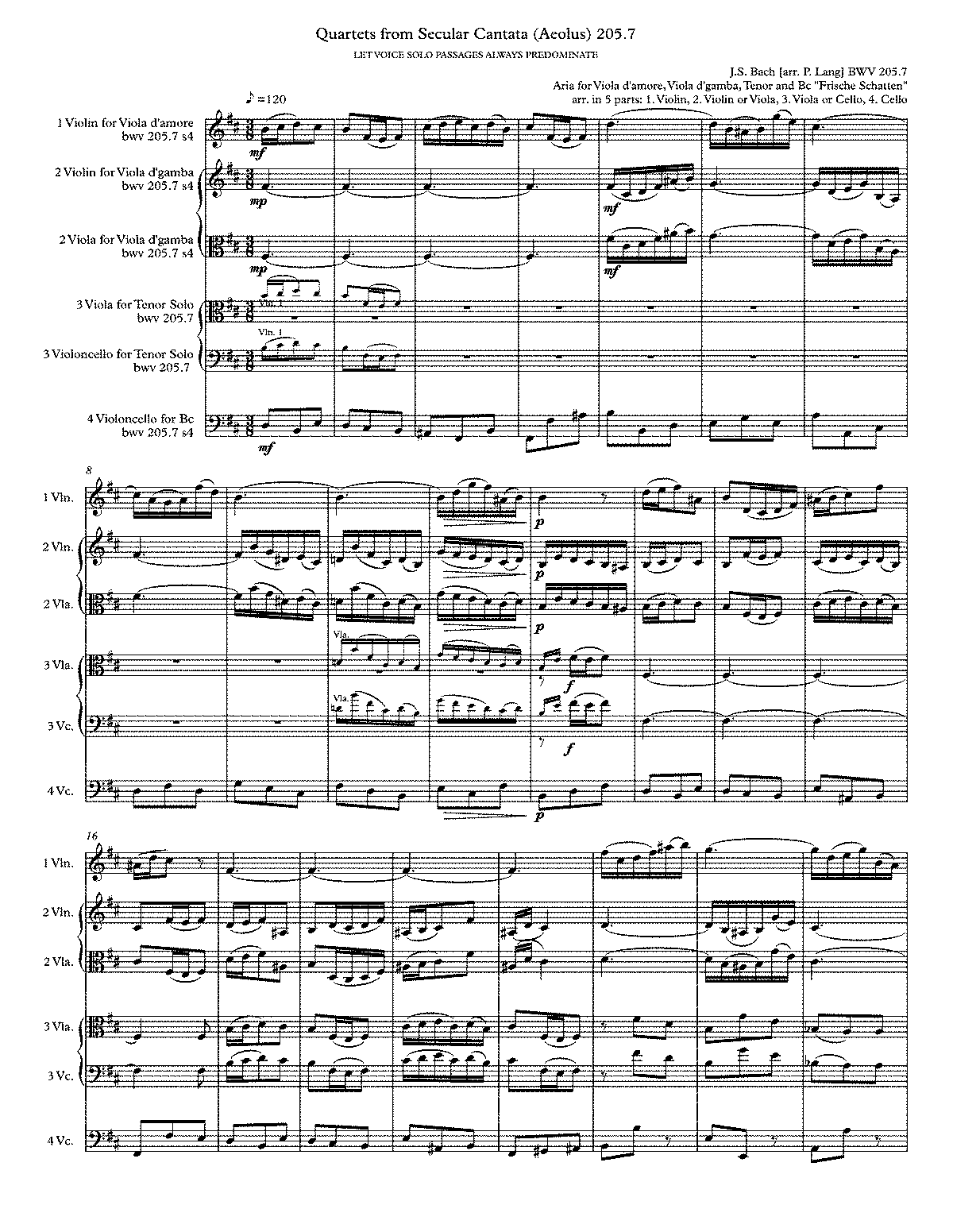 Zerreißet, zersprenget, zertrümmert die Gruft, BWV 205 (Bach, Johann ...