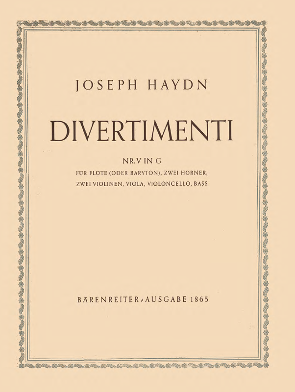 Divertimento in G major