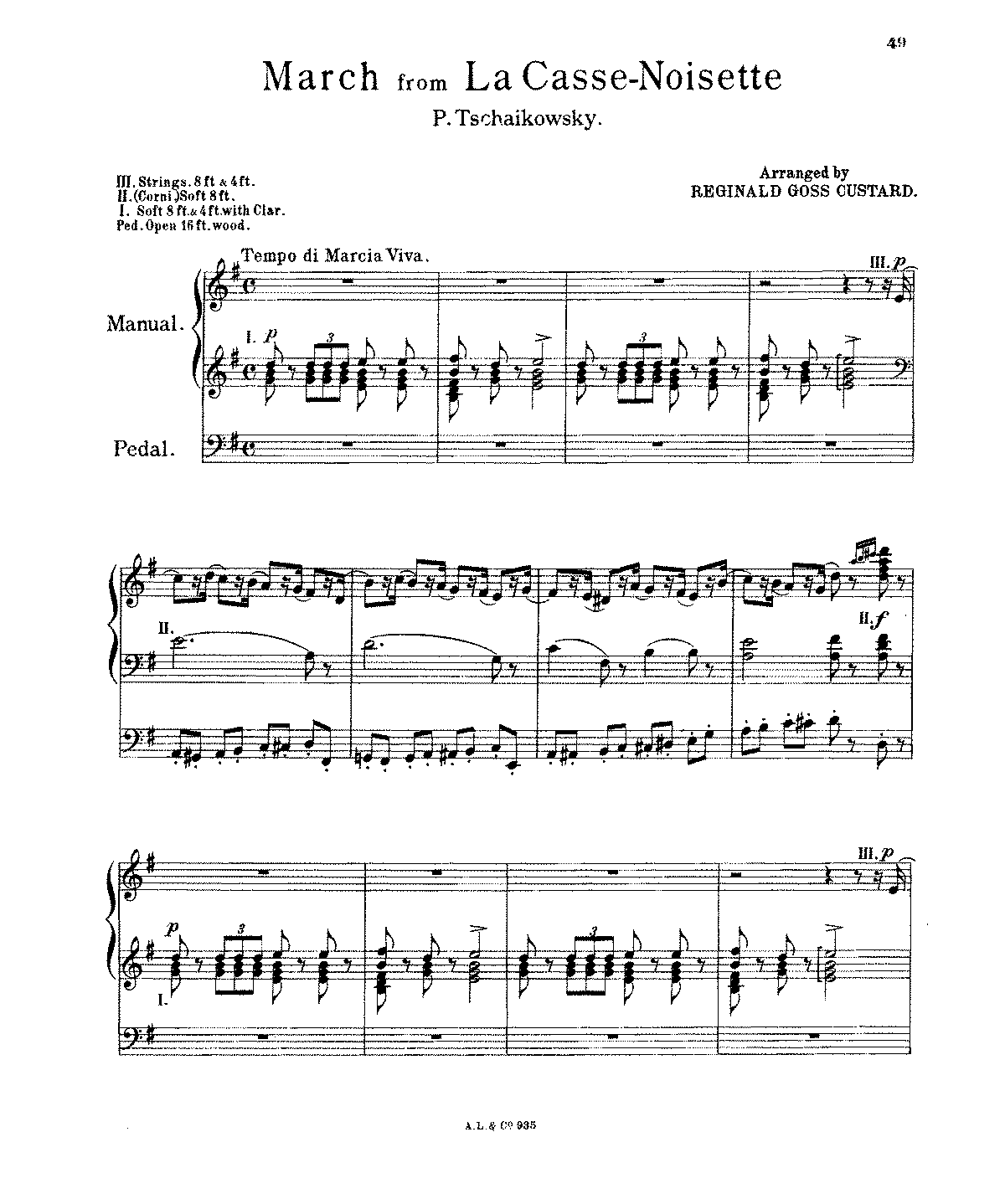 Tchaikovsky Tarantella Piano Sheets.