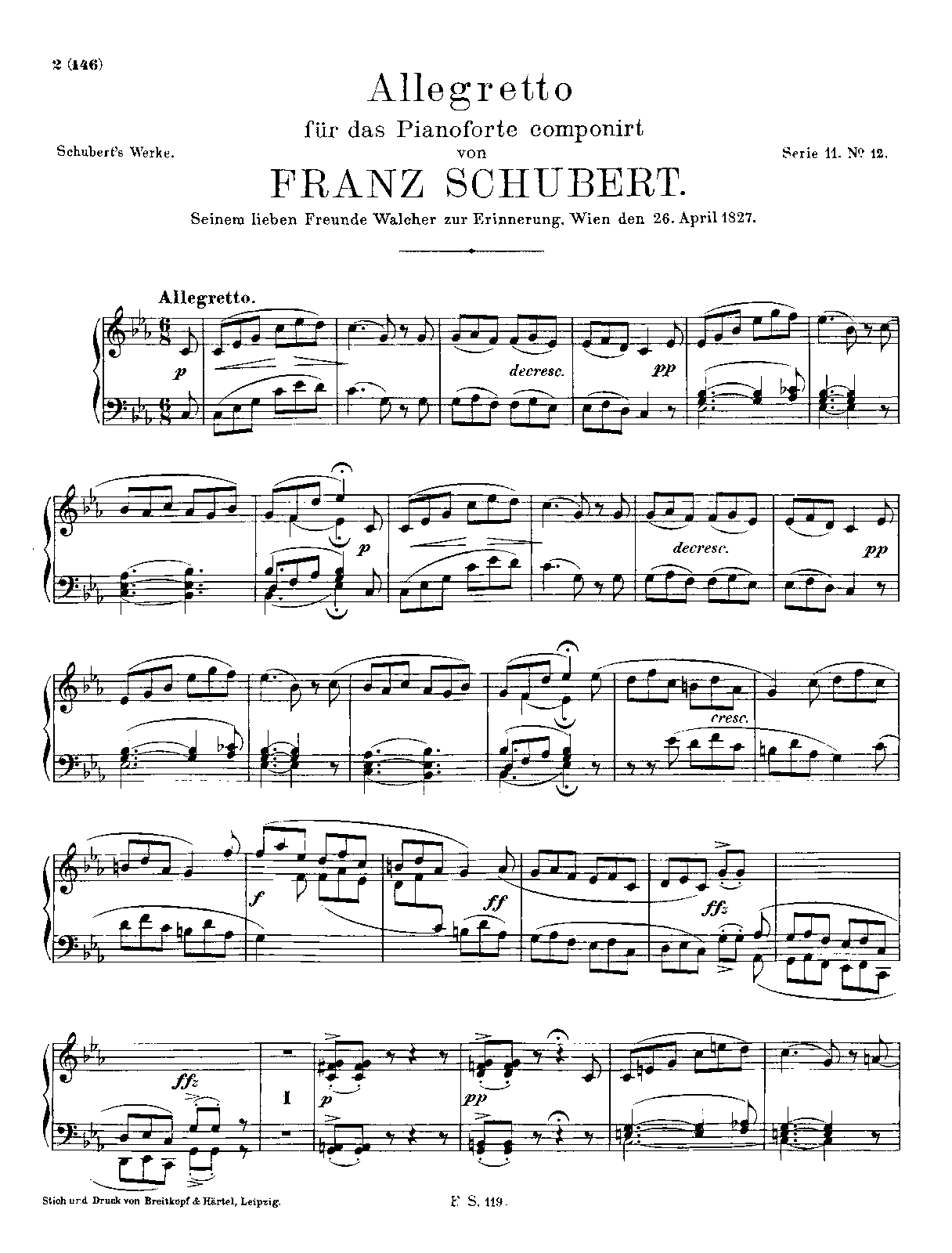 Allegretto in C minor