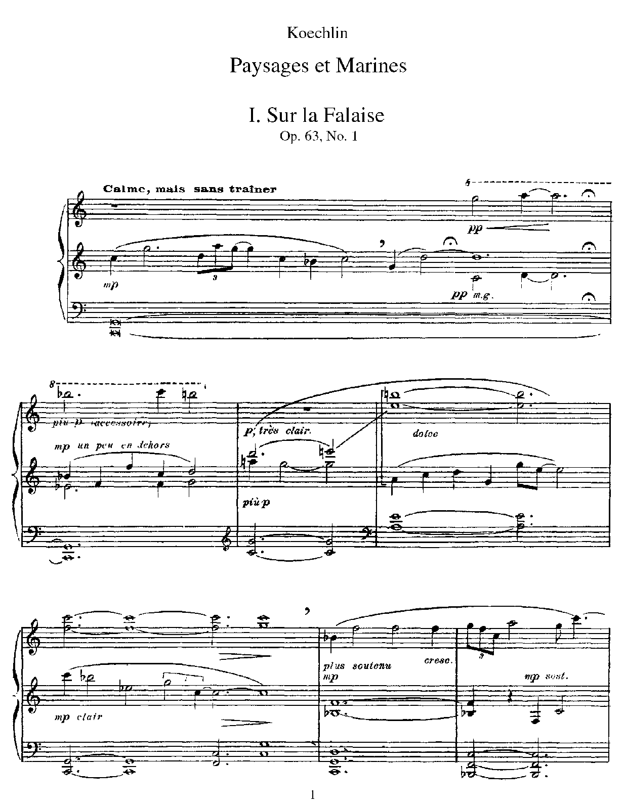 Paysages et marines, Op.63 (Koechlin, Charles) IMSLP