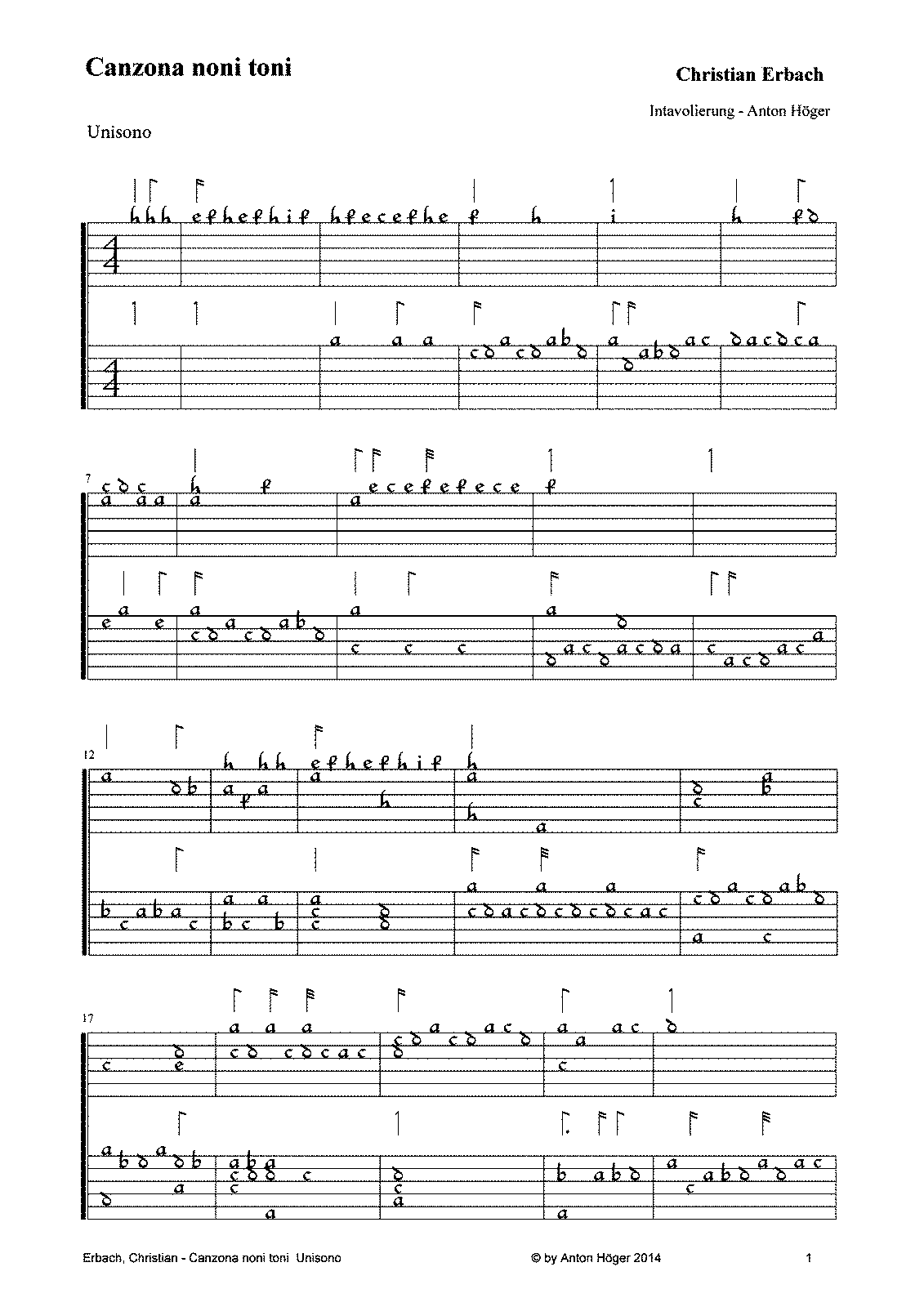 Canzona noni toni (Erbach, Christian) - IMSLP