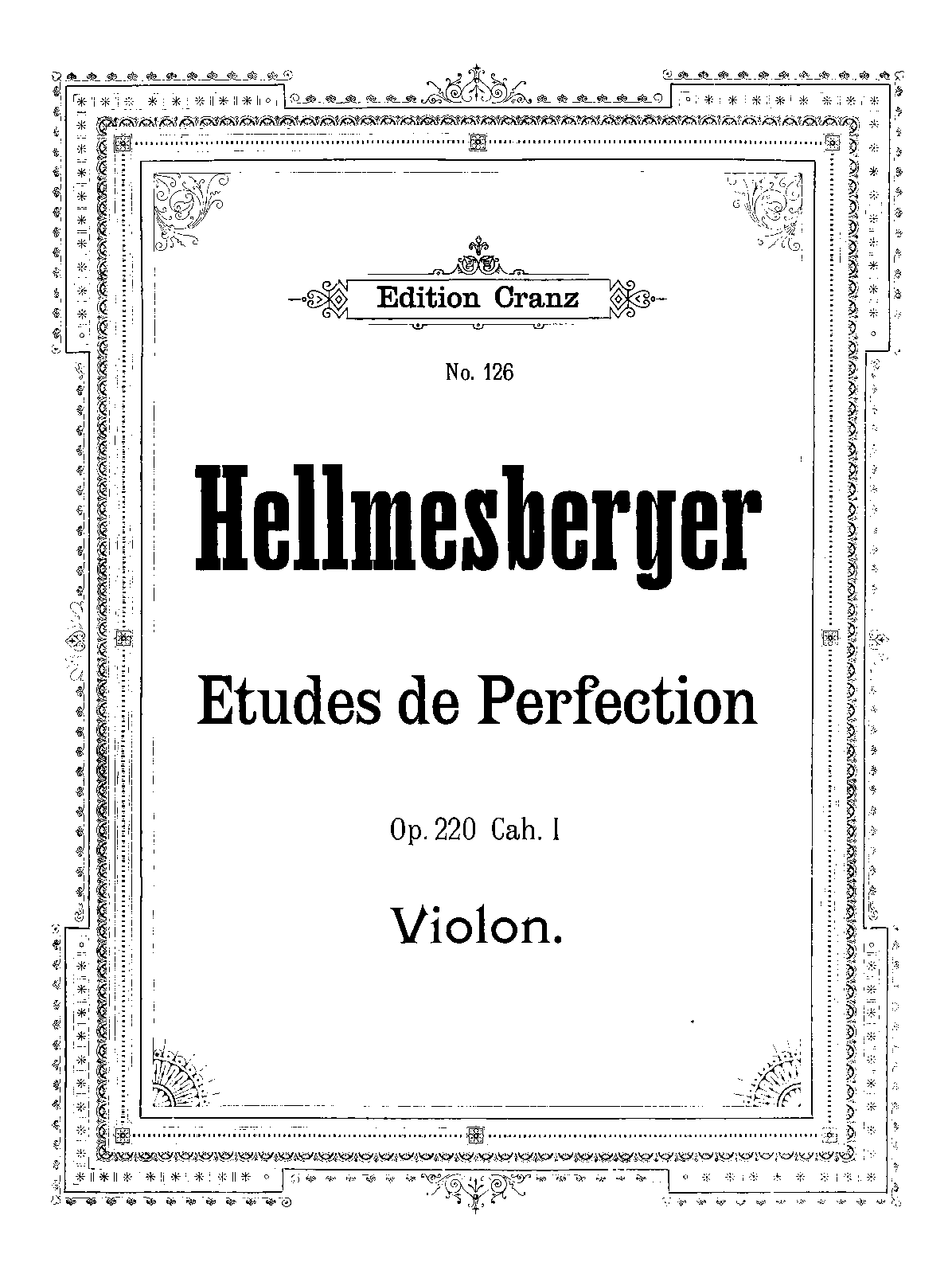 Ausbildungsstudien, Op.220 (Hellmesberger Jr., Joseph) IMSLP