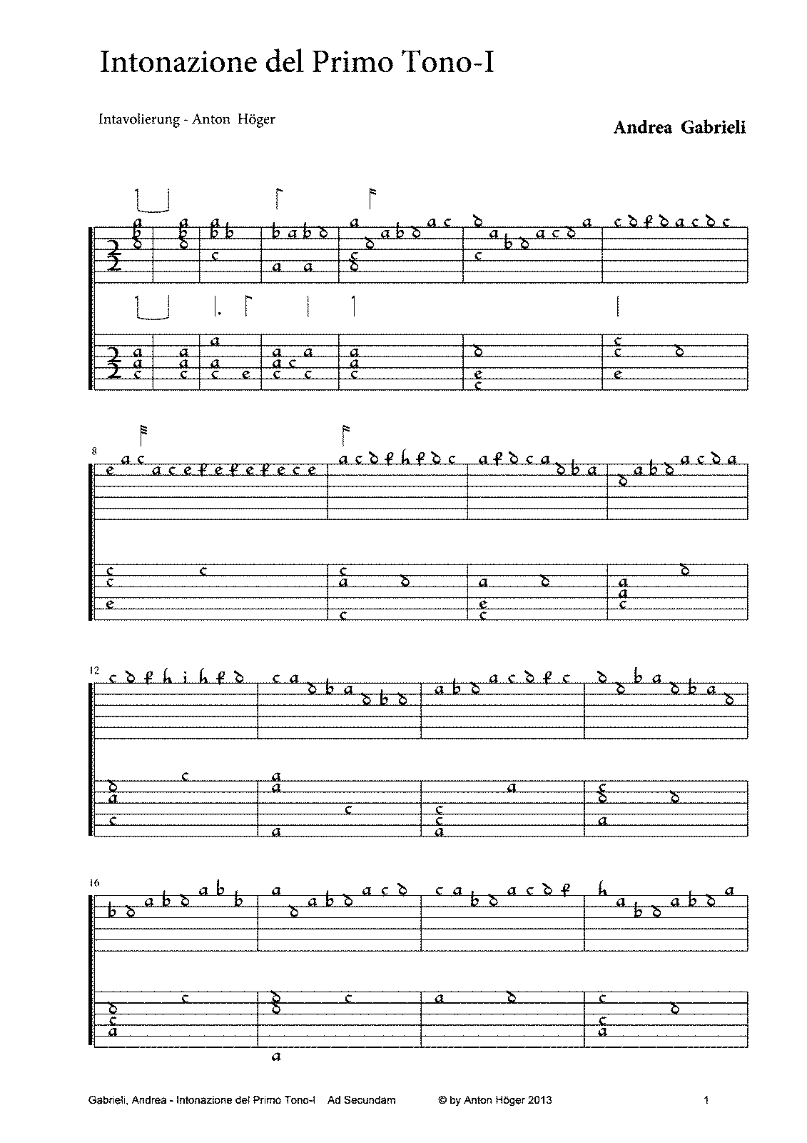 Intonazione del primo tono (Gabrieli, Andrea) - IMSLP