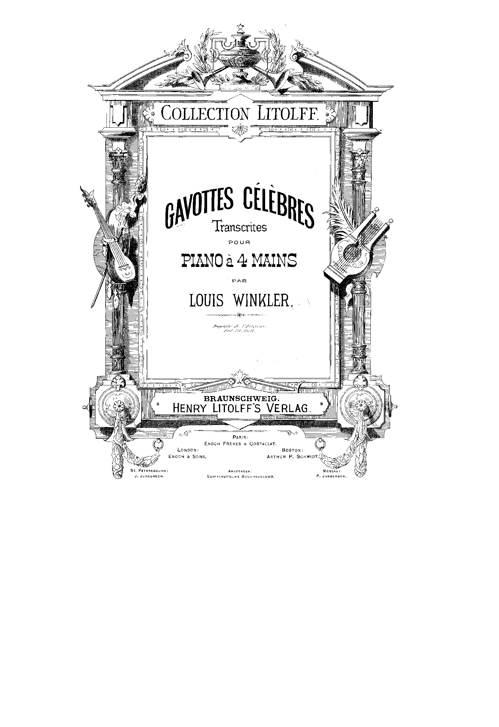 Castor et Pollux, RCT 32 (Rameau, JeanPhilippe) IMSLP Free Sheet Music PDF Download