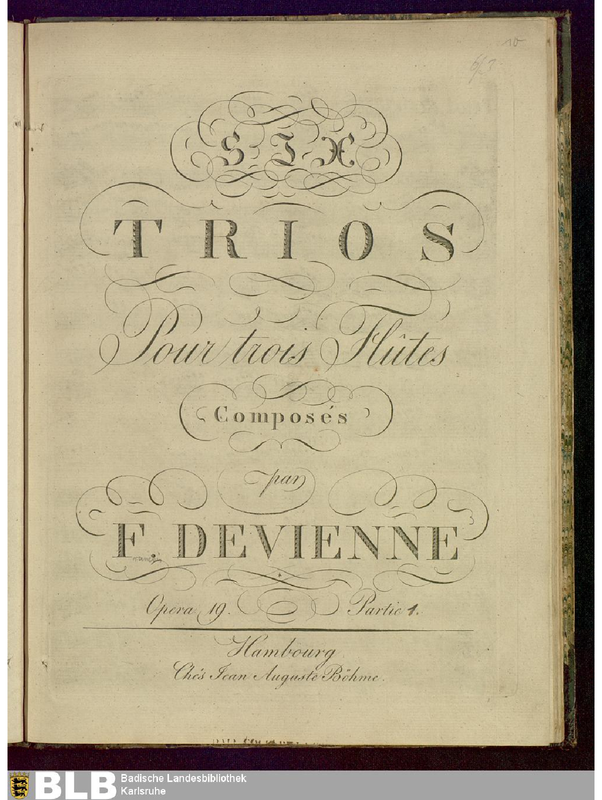 6 Flute Trios, Op.19 (Devienne, François) IMSLP
