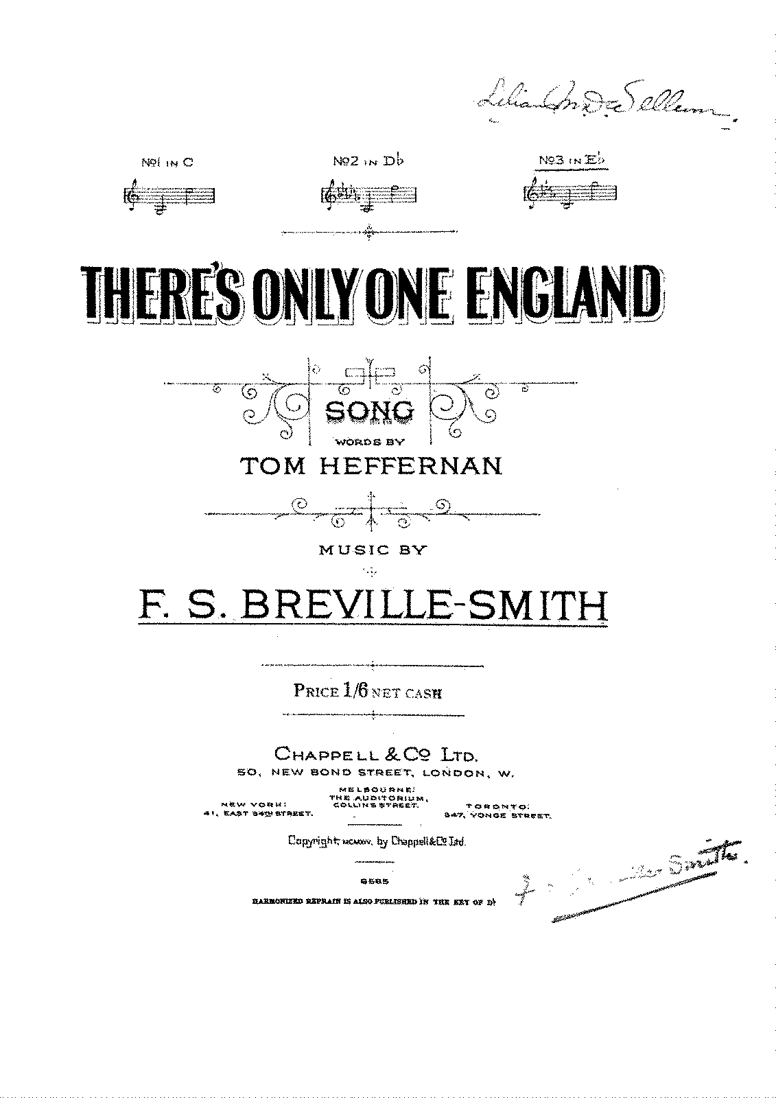 There's only One England (Breville-Smith, Francis Stanley) - IMSLP