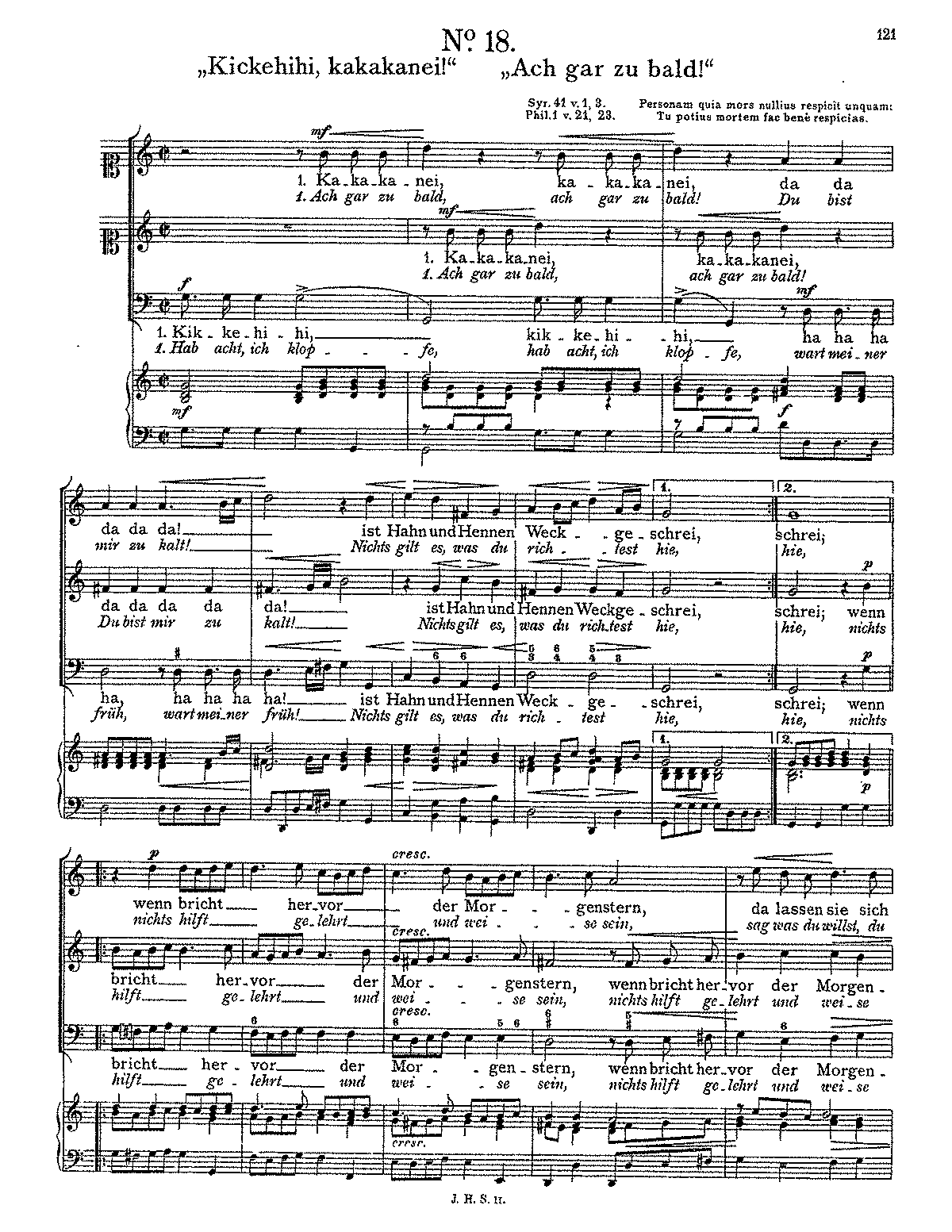 Kickehihi, kakakanei! (Schein, Johann Hermann) - IMSLP