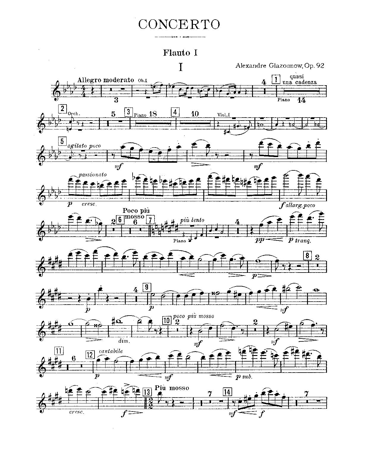 File:PMLP8537-Glazunov Piano Concerto, Op.92 - Flute 1-3, Piccolo.pdf