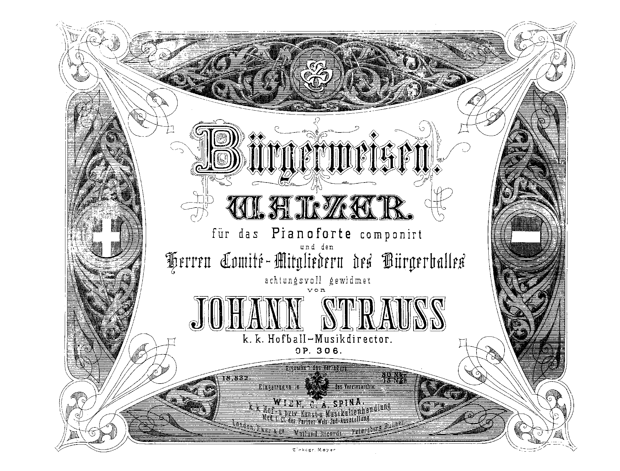 Bürgerweisen Walzer, Op.306