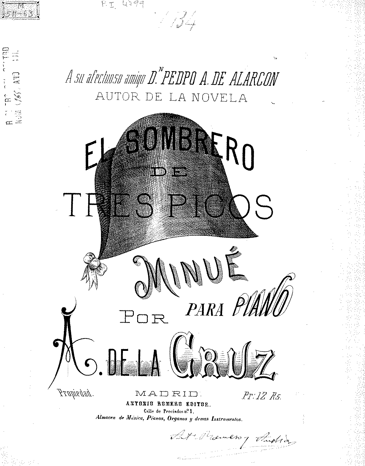 El sombrero de tres picos, Op.162 (Cruz, Antonio de la) - IMSLP