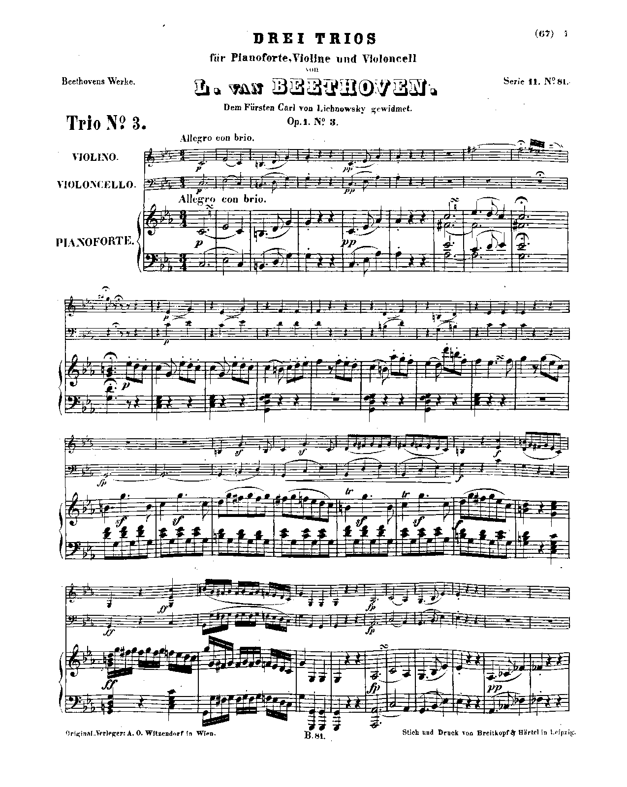 Piano Trio in C minor