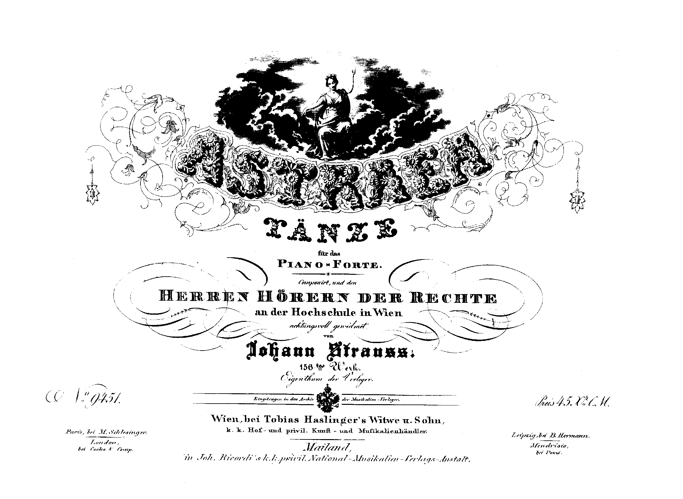Asträa-Tänze, Op.156