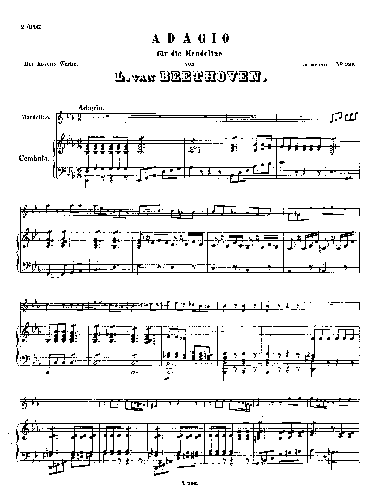 Adagio for Mandolin and Harpsichord