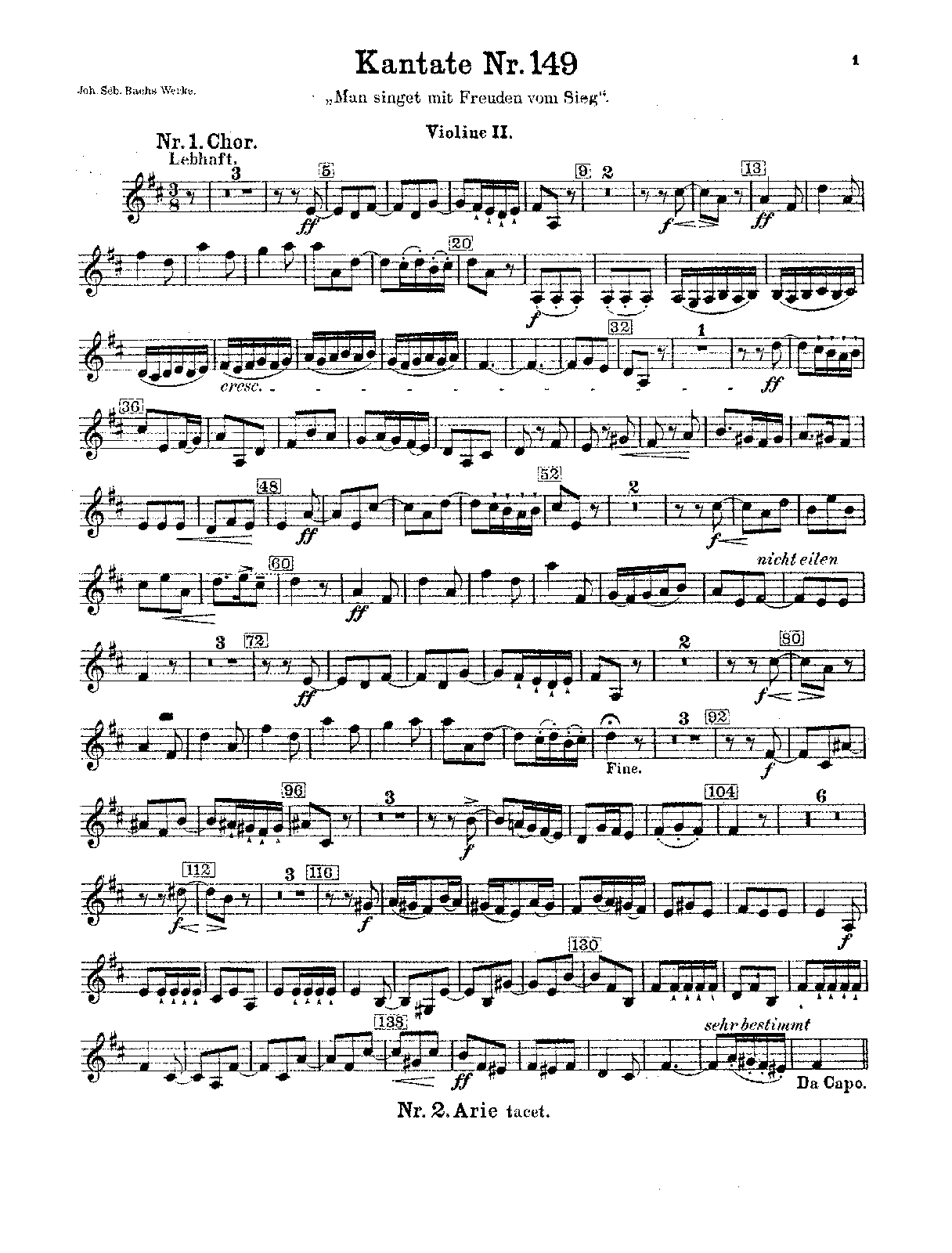 File:PMLP149939-Bach Man singet mit Freuden vom Sieg, BWV 149 - Violins II.pdf