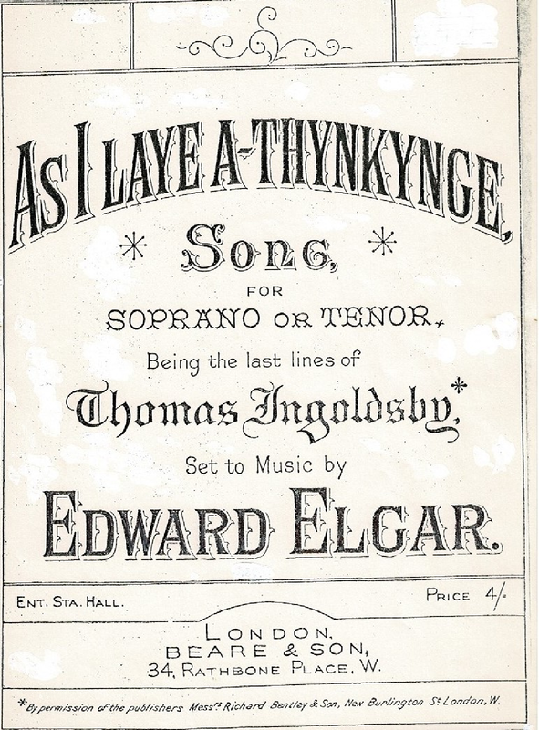 As I laye a-thynkynge