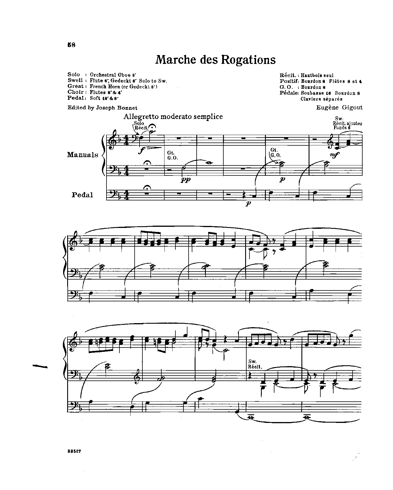2 Pièces pour orgue (Gigout, Eugène) IMSLP Free Sheet Music PDF Download