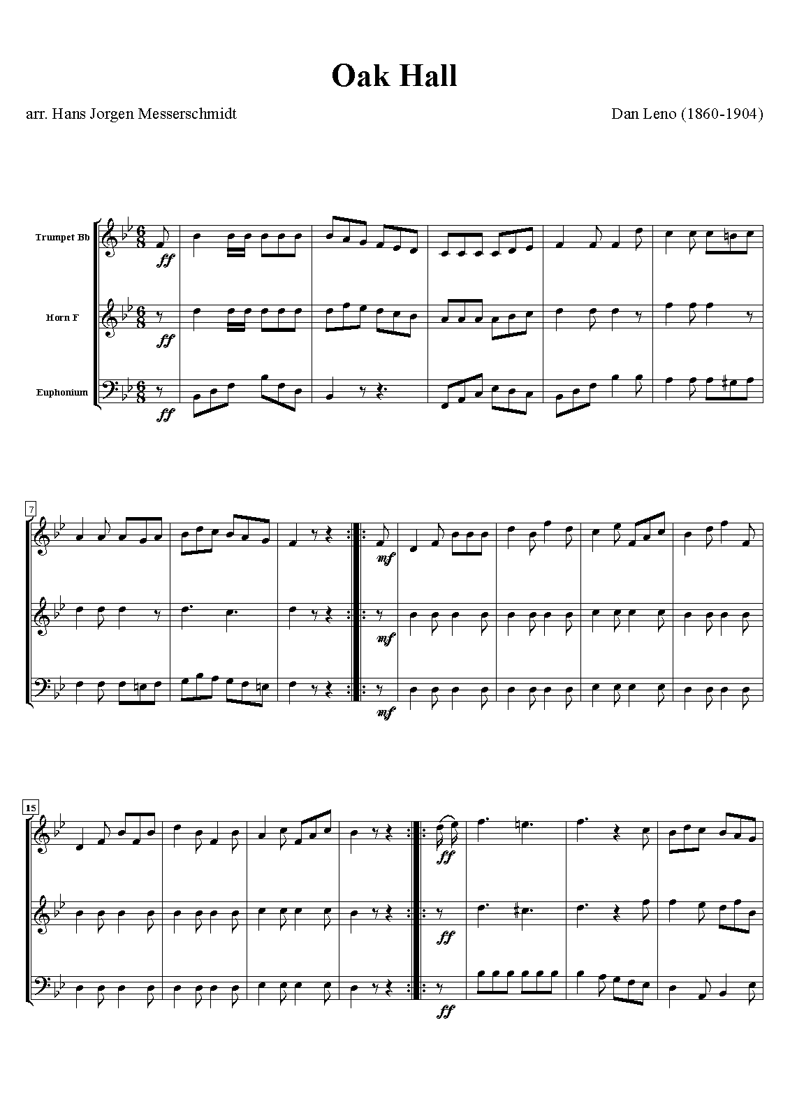 Oak Hall (Anonymous) IMSLP