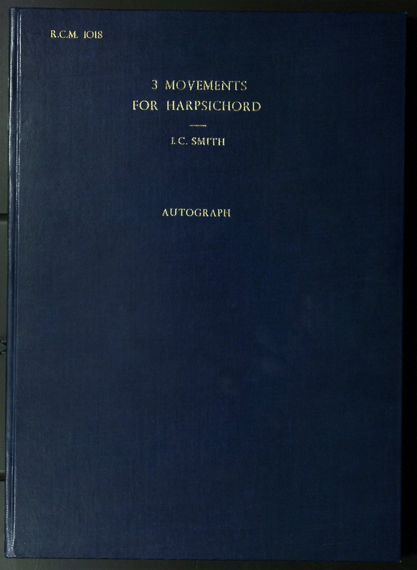 3 Fugues for Organ or Harpsichord