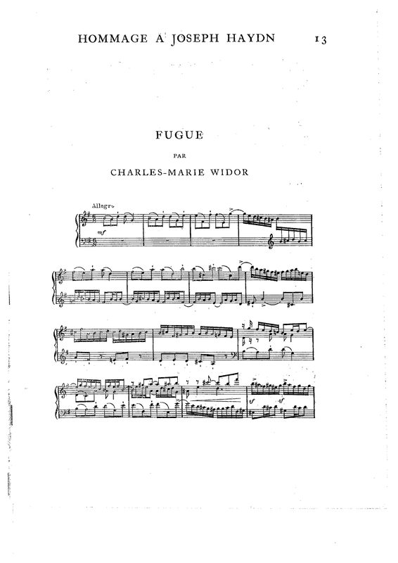 Fugue sur le nom d'Haydn