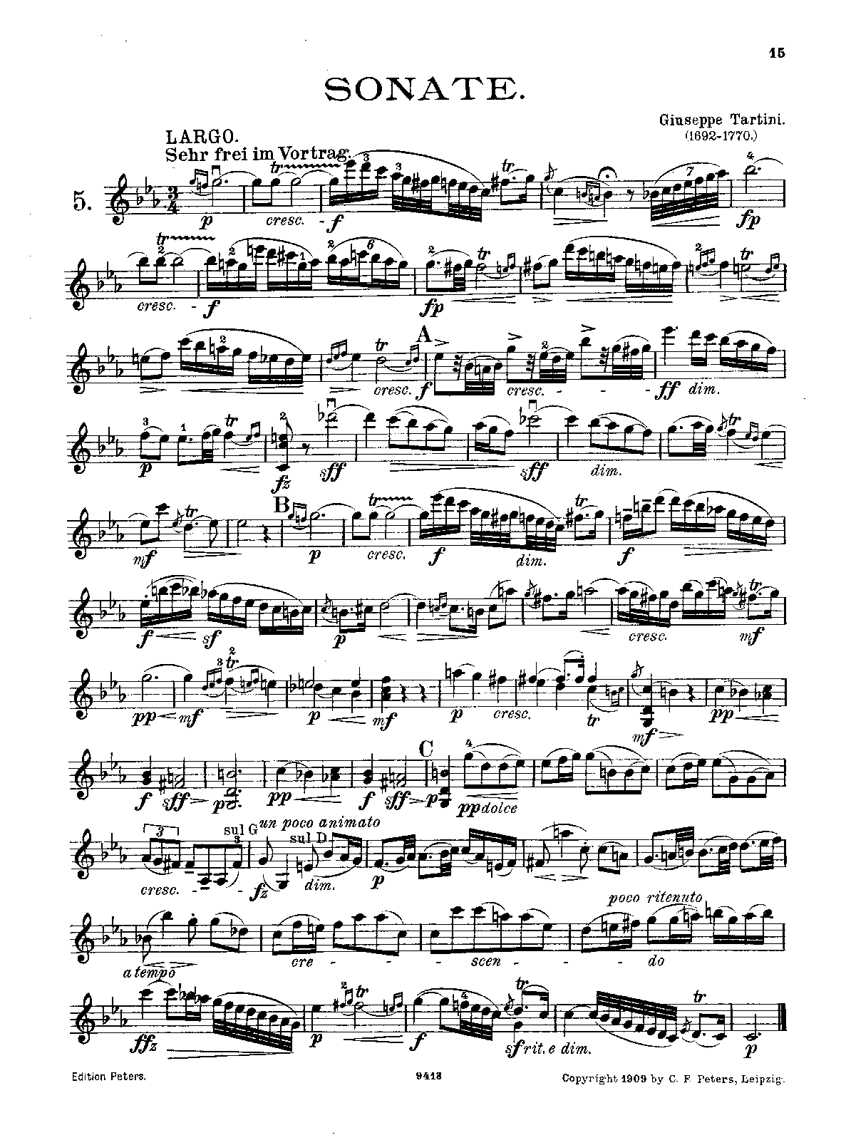 Violin Sonata in C minor