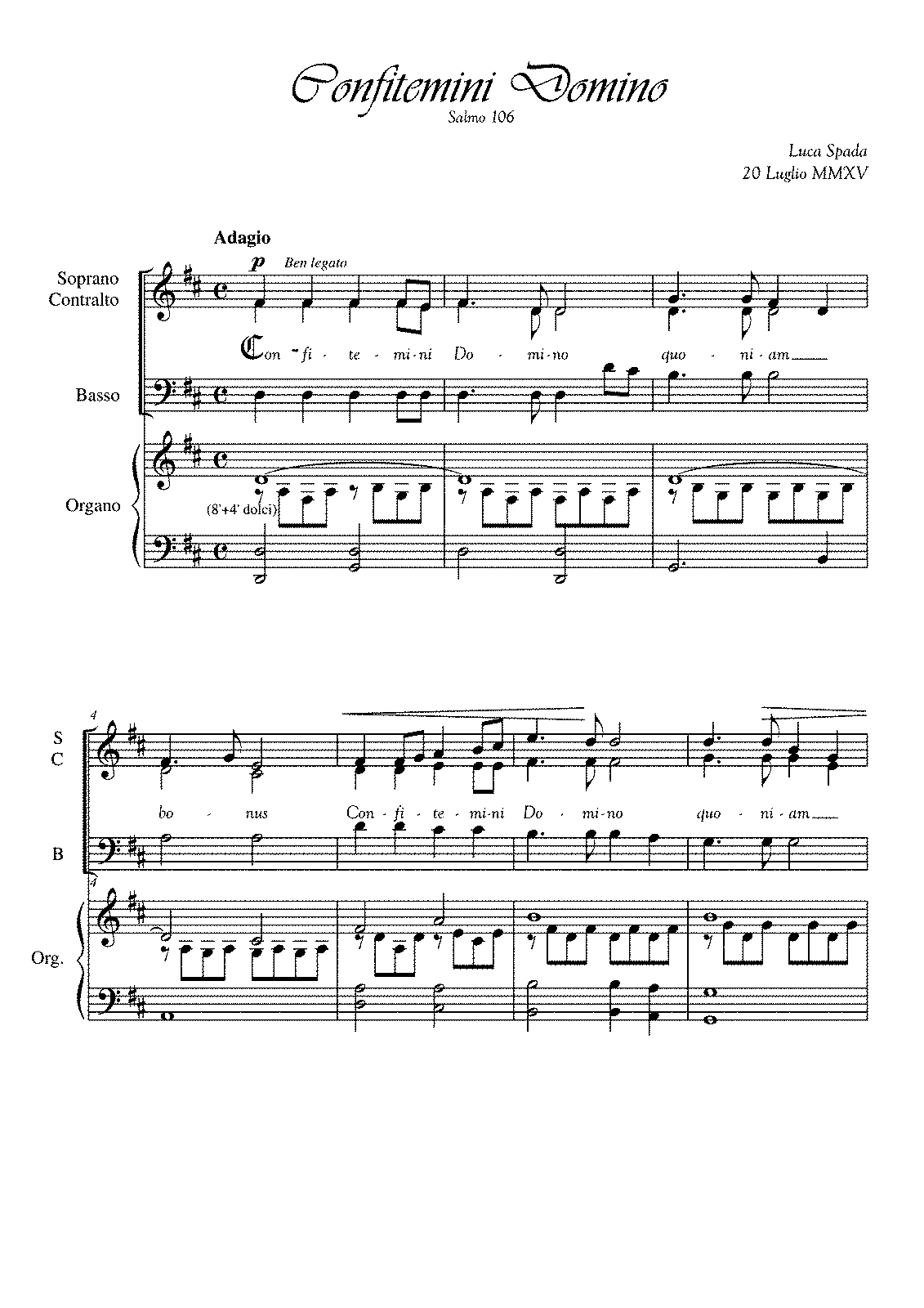 Confitemini Domino, Op.45 (Spada, Luca) - IMSLP